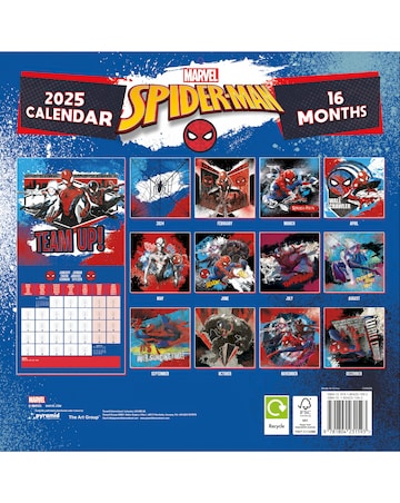 Spiderman 2025 Calendar
