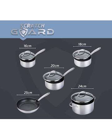 Prestige Scratch Guard 5 Piece Pan Set