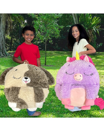 Happy Nappers Purple Unicorn Plush Sleeping Bag