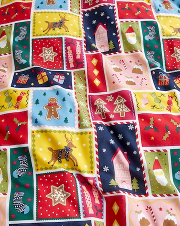Festive Patchwork Duvet Cover Set