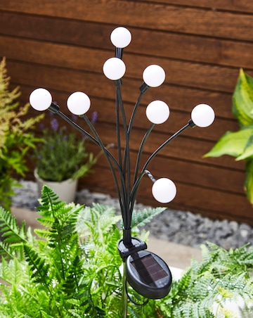 8-Stem GloGlobes Stake Light - Cool White