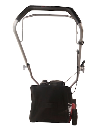 Webb Dynamic 39cm Hand Push Petrol Lawnmower with Polydeck