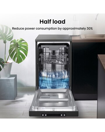 Hisense HS523E15BUK Slimline 10 Place Settings Dishwasher - Black