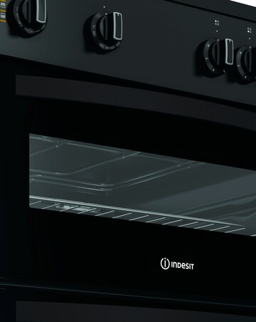 Indesit IDE6VMB 60cm Electric Double Cooker with Ceramic Hob Installation