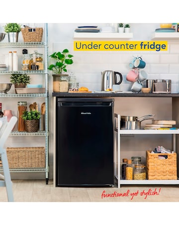Russell Hobbs RH85UCLF552E1B 85cm Under Counter Fridge - Black - E Rated