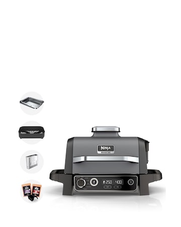 Ninja Woodfire Electric BBQ Grill & Smoker OG701UK