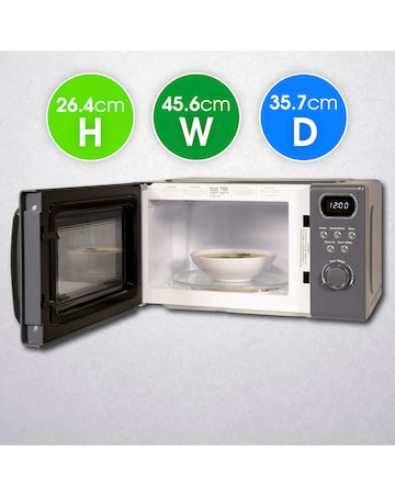 Abode AMD2004G 20L Digital Microwave - Grey