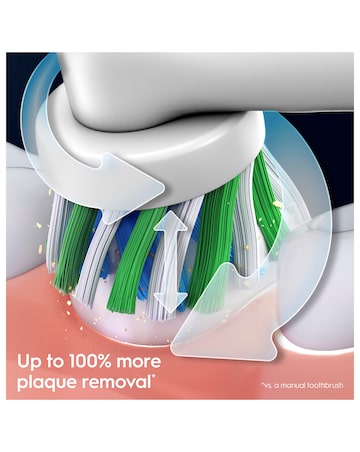 Oral-B Pro 1 Cross Action Black Electric Toothbrush with Travel Case