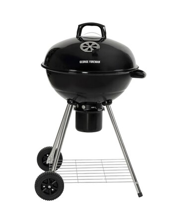 George Foreman Portable Kettle Charcoal BBQ