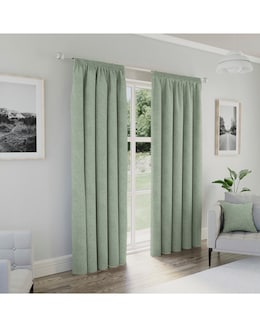 Dallas Blackout Thermal Pencil Pleat Curtains