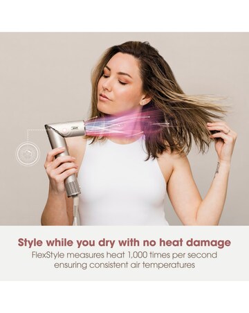 Shark FlexStyle 5-in-1 Air Styler & Hair Dryer with Storage Case - Stone