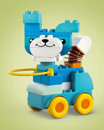 LEGO DUPLO Town 3in1 Animals on Wheels Building Toy for Imaginative Play 10448