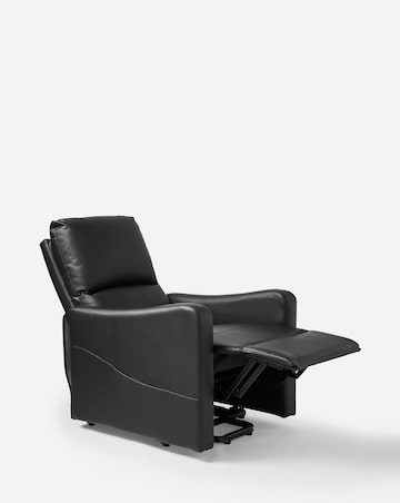 Lincoln Faux Leather Electric Recliner Armchair