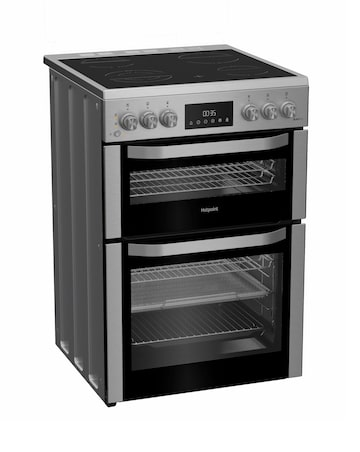 Hotpoint HDE6VDCASX 60cm Electric Double Cooker with Air Fry Install