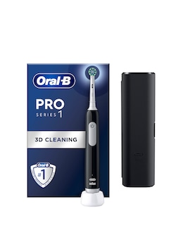 Oral-B Pro 1 Black Electric Toothbrush + Travel Case