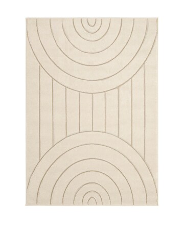 Sara Circles Carved Rug