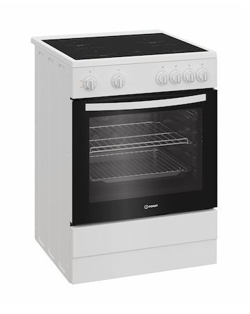 Indesit I6V3KMW/UK 60cm Electric Single Oven with Ceramic Hob - White
