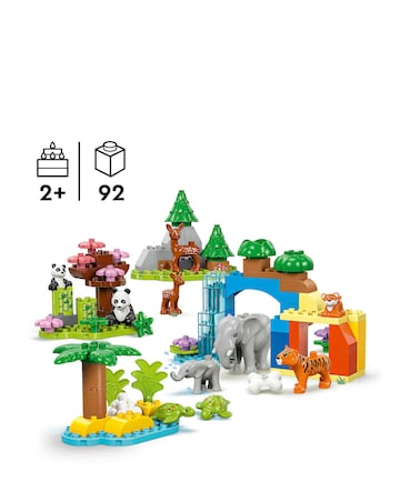 LEGO DUPLO 3in1 Wild Animal Families Learning Toy Set 10446