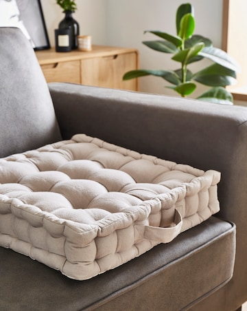 Linen Effect Booster Cushion