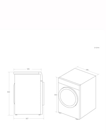 Candy Smart CSEH8A2LE 8kg Heat Pump Tumble Dryer White + Install