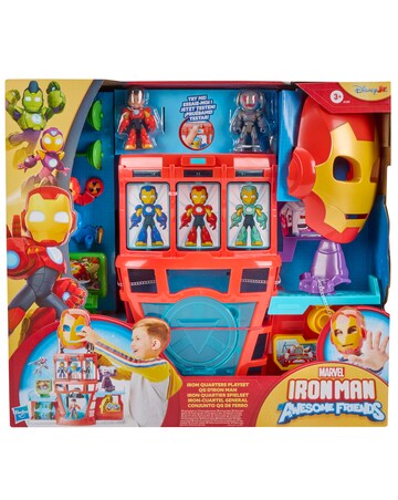 Marvel Iron Man and His Awesome Friends Playset Iron Quarters