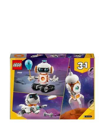 LEGO Creator 3in1 Space Robot Toy Science Playset 31164