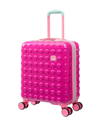 IT Luggage Bobble Bloc Kids 2pc Suitcase Set - Raspberry Rose