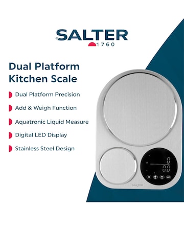 Salter Dual Platform Scale - Stainless Steel