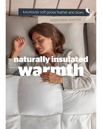 Silentnight Naturals Collection Goose Feather 10.5tog Duvet