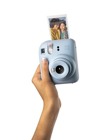 Fujifilm Instax Mini 12 Instant Camera with 20 Shot Film Pack - Pastel Blue