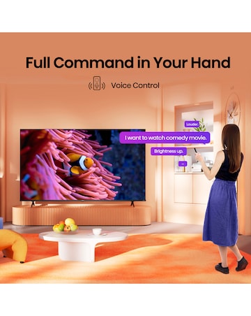 Hisense 55in 55A6KTUK Smart 4K UHD HDR TV with VDTS Virtual:X & Freeview Play