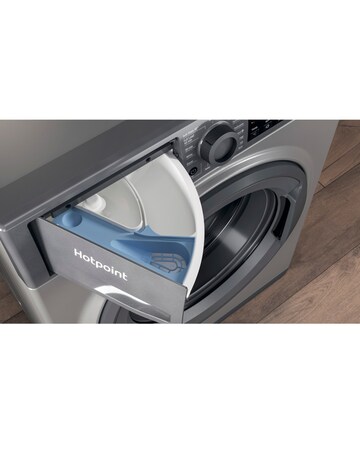 Hotpoint Anti-Stain NSWM 846 GG UK 8kg 1400rpm Washing Machine Graphite Install