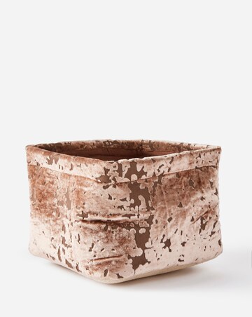 Joanna Hope Small Burnt Velvet Basket