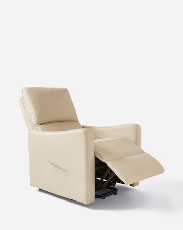 Lincoln Faux Leather Electric Recliner Armchair