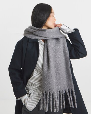 Lurex Fluffy Blanket Scarf