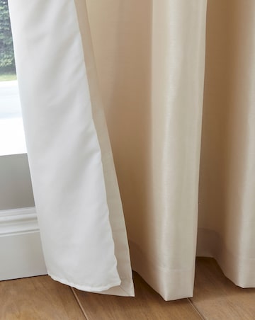 Catherine Lansfield Glitzy Light Filtering Eyelet Curtains