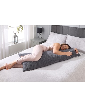 Waffle Fleece Bolster Cushion