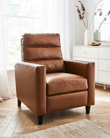 Sutton Faux Leather Recliner Armchair