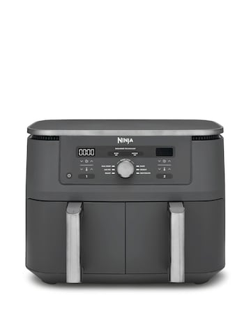 Ninja MAX 6-in-1 Dual Zone Air Fryer 9.5L DZ400UK Gun Metal Grey