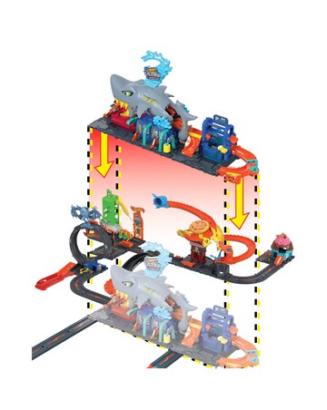 Hot Wheels City Ultra Shark Car Wash