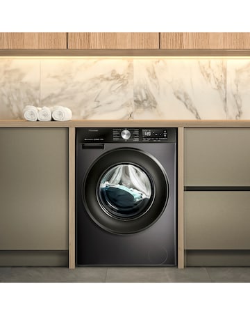 Hisense 3S Series WD3S8043BB3 WiFi-enabled 8kg Washer Dryer - Black