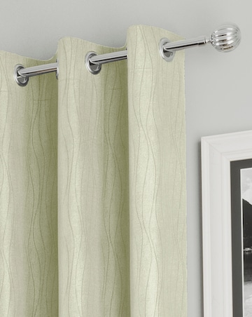 Goodwood Thermal Light Filtering Textured Embossed Eyelet Curtain