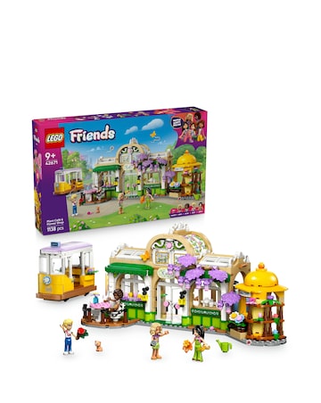 LEGO Friends Plant Cafe & Flower Shop Building Kit Pretend-Play Set 42671