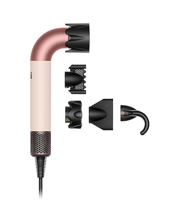 Dyson Supersonic Straight+Wavy Hair Dryer, Ceramic Pink