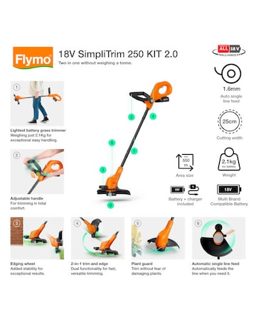 Flymo 18V SimpliTrim 250