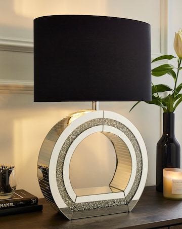 Joanna Hope Chrome Mirrored Table Lamp
