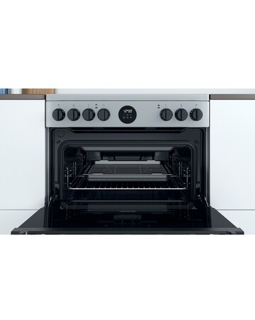 Indesit ID67V9HCX/UK 60cm Electric Double Cooker + Installation