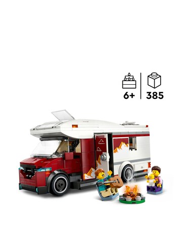 LEGO City Holiday Adventure Camper Van Toy Vehicle Set 60454