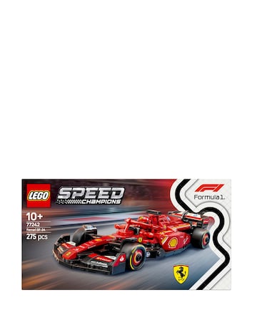 LEGO Speed Champions Ferrari SF-24 F1 Race Car Toy Vehicle and Driver Set 77242