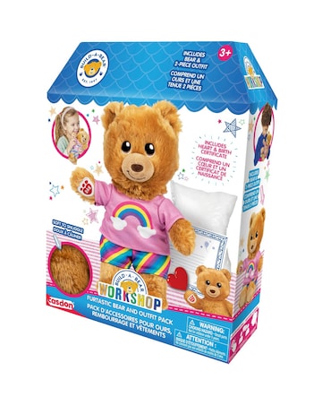 Toy Build-a-Bear Workshop Furtastic Bear and Outfit Pack - Rainbow